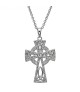 Kreuz mit Swarovski-Kristallen - Silber