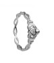 Infinity Knot Claddagh Ring with CZ - White Gold