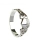 Damen Claddagh Ring mit Trinity Knoten - Silber