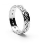 Men's Eternity Diamond Wedding Ring - White Gold