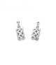 Traditional Celtic Knot Earrings - White Gold or Silver