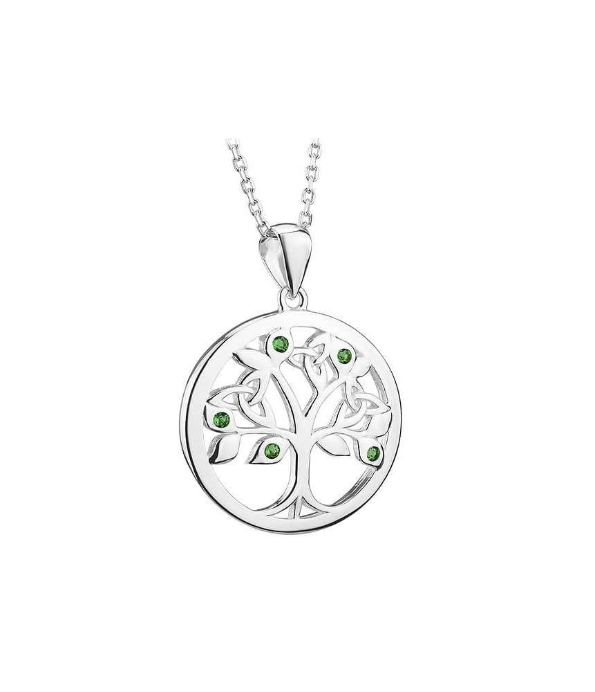 Emerald Tree of Life Pendant