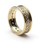 Women's Eternity Diamond Ring with Trim - All Yellow Gold