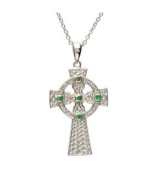 Keltisches Design Kreuz - Silber