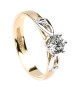 Claddagh Engagement Ring - Yellow Gold
