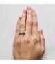 Womens Diamond Encrusted Claddagh Ring - On Hand