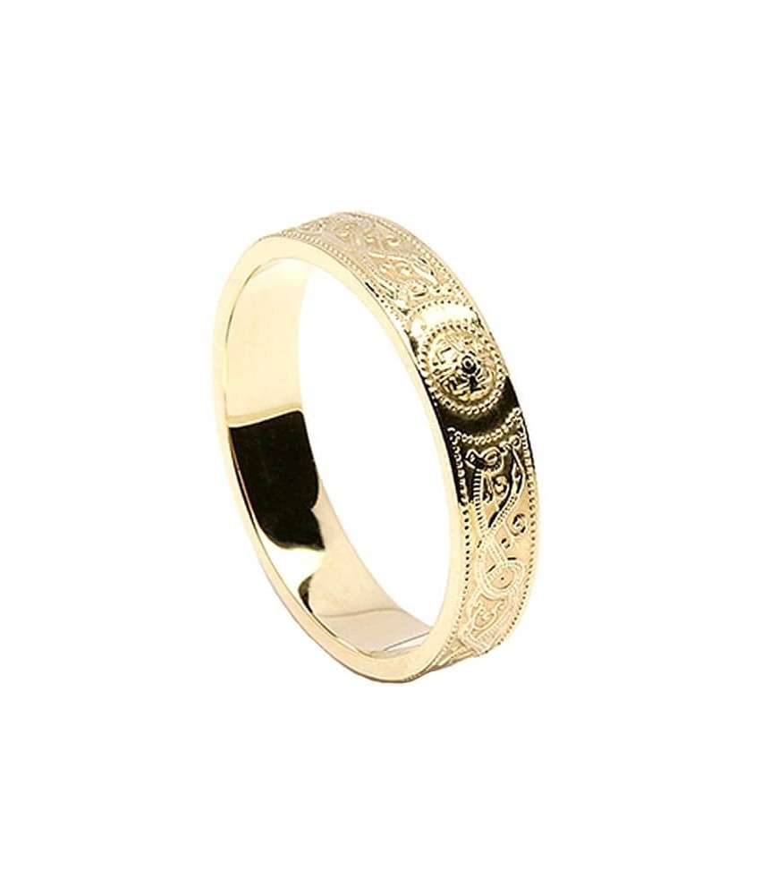 Women's Irish Wedding Ring - Yellow Gold