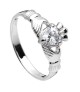 April Claddagh Ring - Silver