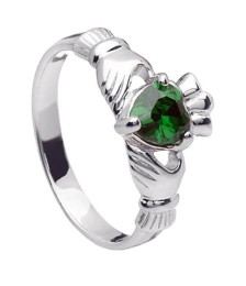May Claddagh Ring - Silver