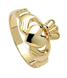 Mittel Claddagh Ring - Gold