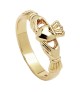 New Yorker Claddagh-Ring für Damen - Gold
