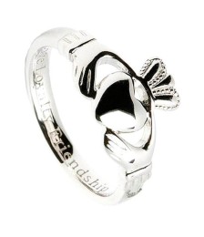 Womens Comfort Fit Claddagh Ring