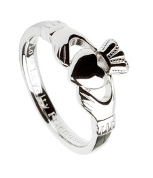 Mens Comfort Fit Claddagh Ring