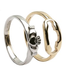 Zweiteiliger Claddagh Ring