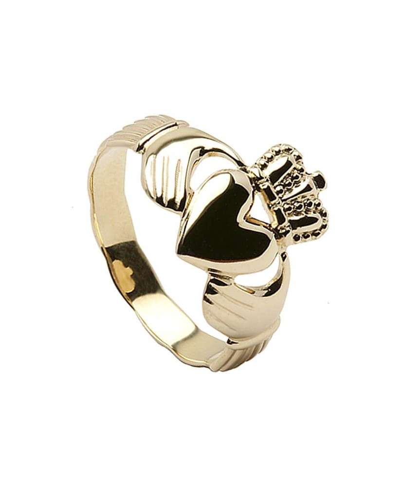 Claddagh Ring für Herren - Gold
