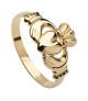 Womens 10k Gold Claddagh Ring