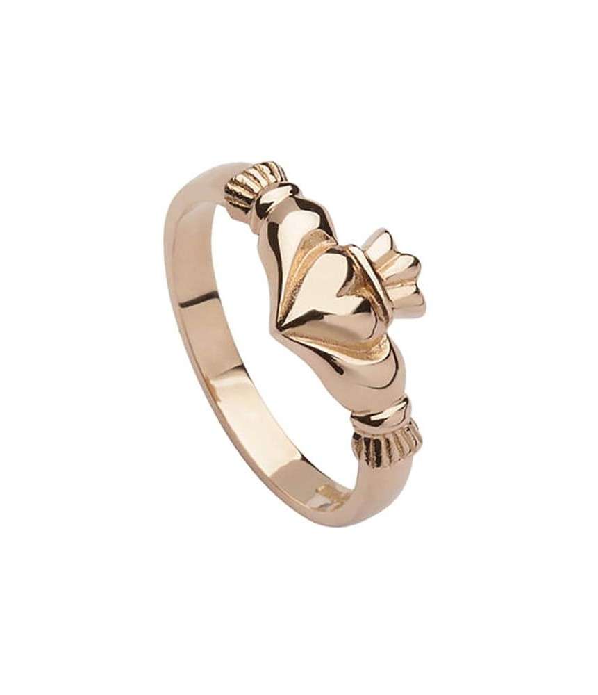 Rose Gold Claddagh Ring