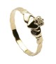 Claddagh Ring Baby - Gelbes Gold