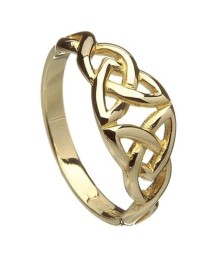 Keltischer Knoten Ring - Gold