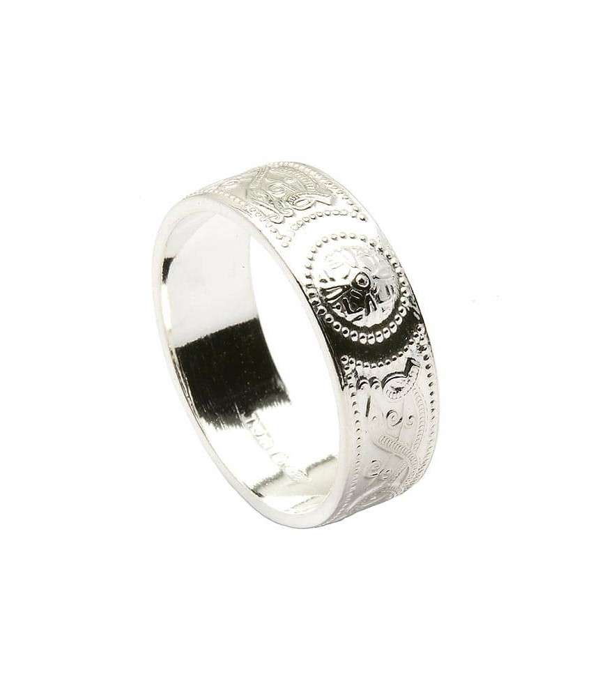 Silber keltischer Ring - Basierend auf Ardagh Kelch