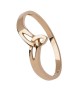 Rose Gold Trinity Knot Ring