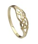 Womens Gold Celtic Knot Ring