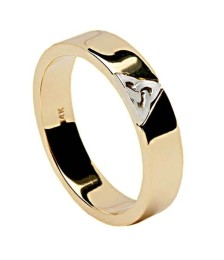 Unisex Trinity Knot Ring - Gold