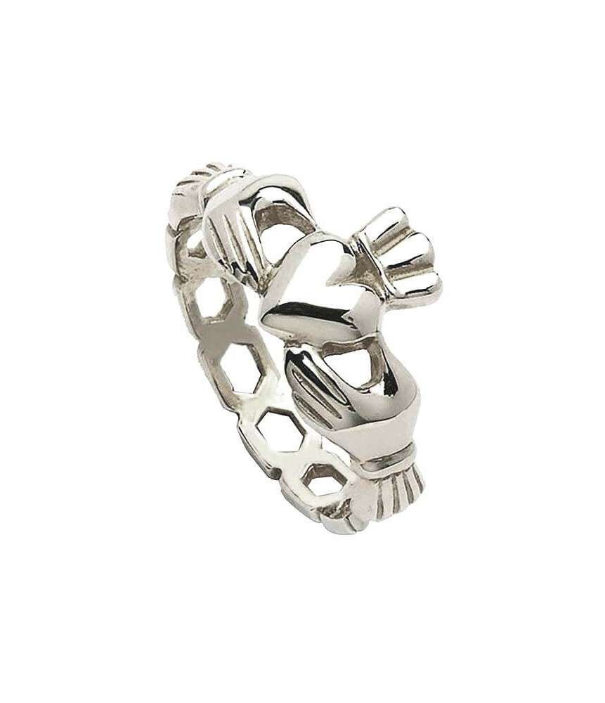 Men's Chain Link Claddagh Ring | Claddagh Rings