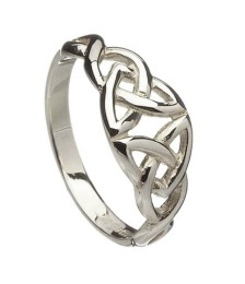 Keltischer Knoten Ring - Sterling Silber