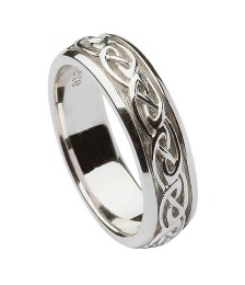 Damen Silber Keltischer Knoten Ring