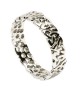 Women's Trinity Knot Wedding Ring - White Gold or Silver