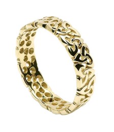 Women's Trinity Knot Wedding Ring - Yellow Gold
