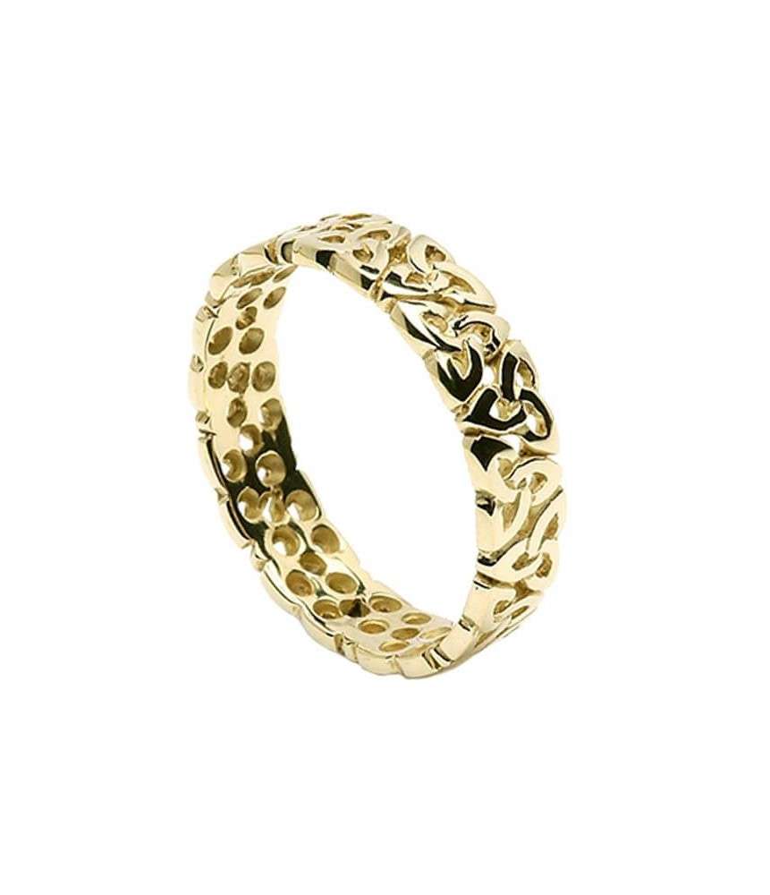 Women's Trinity Knot Wedding Ring - Yellow Gold