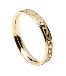 Gravé Noeud celtique anneau de mariage