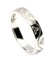 Women's Fianna Spiral Inset Ring - White Gold