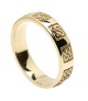 Men's Celtic Wedding Ring - Yellow Gold