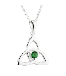 Green Crystal Trinity Pendant
