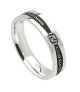 Women's Irish Promise Ring - Oxidized Silver