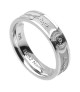 Women's Barbed Wire Wedding Ring - White Gold or Silver
