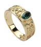 Damen Keltischer Knoten Ring mit CZ - Gold