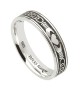 Womens Silver Irish Claddagh Ring