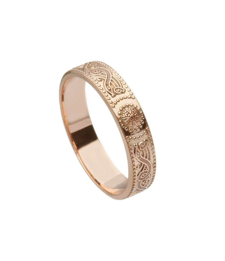 Womens Rose Gold Warrior Ring