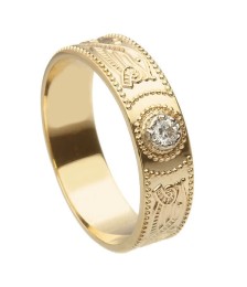 Herren Keltischer Krieger Diamant Ring