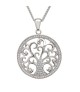 Tree of Life Silver CZ Pendant