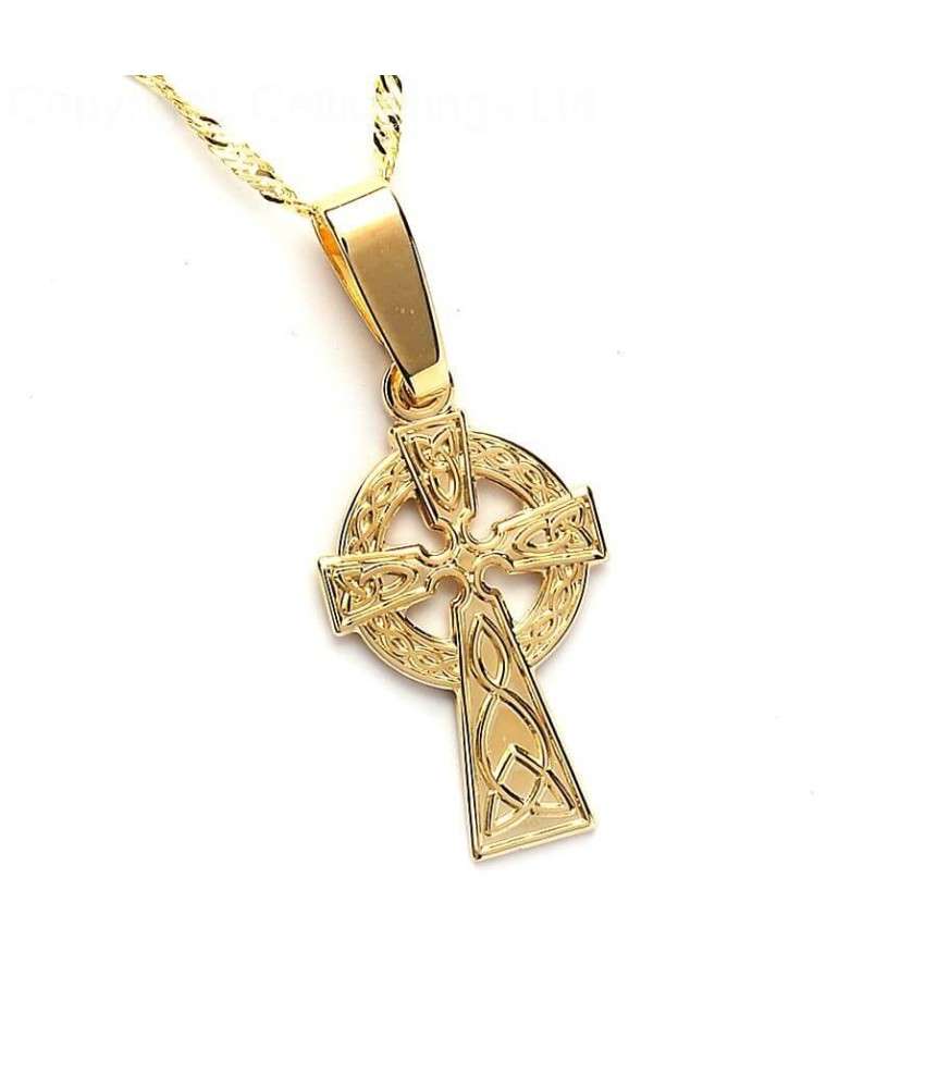 Petite Croix Celtique Or - Or Jaune Petite Croix Celtique Or - Or Jaune