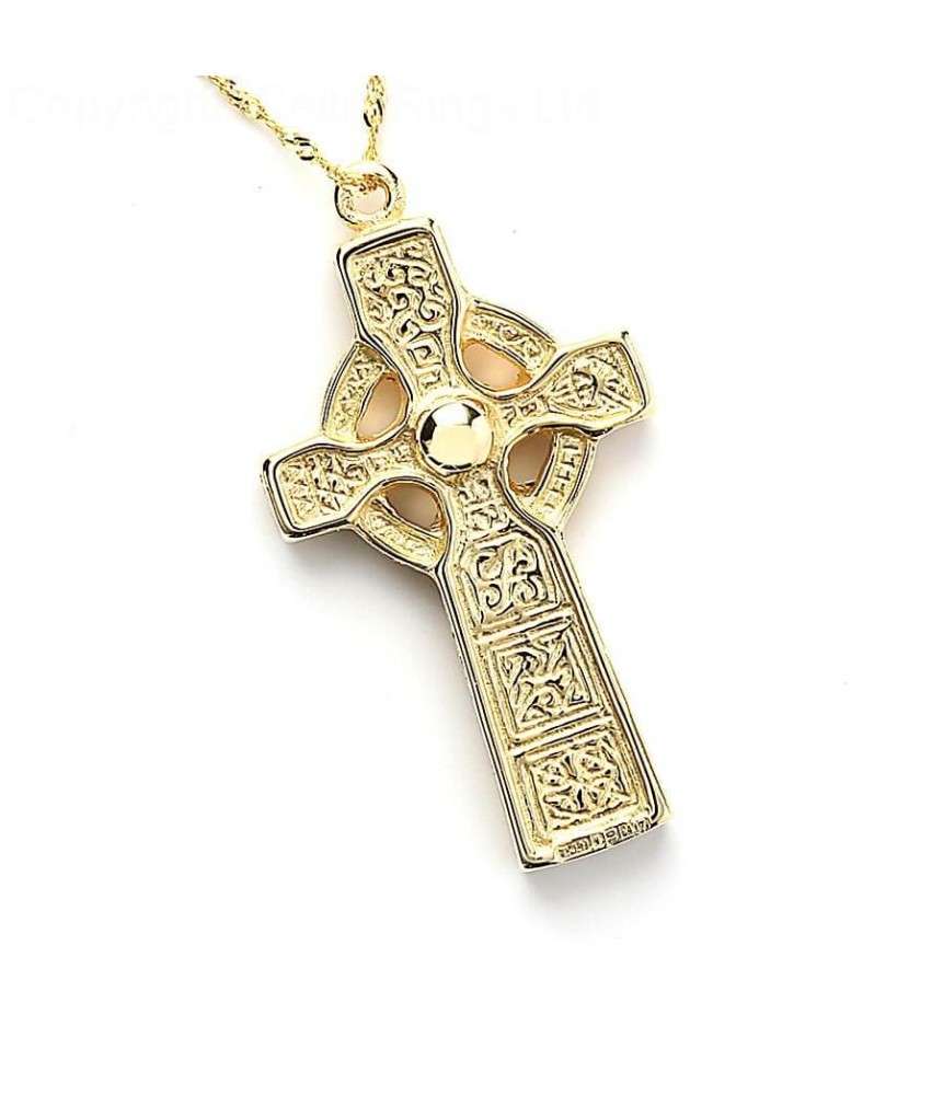 Halskette mit Anhänger Keltenkreuz Tribal Kelten Gothic Mystic Celtic Cross Knot 
