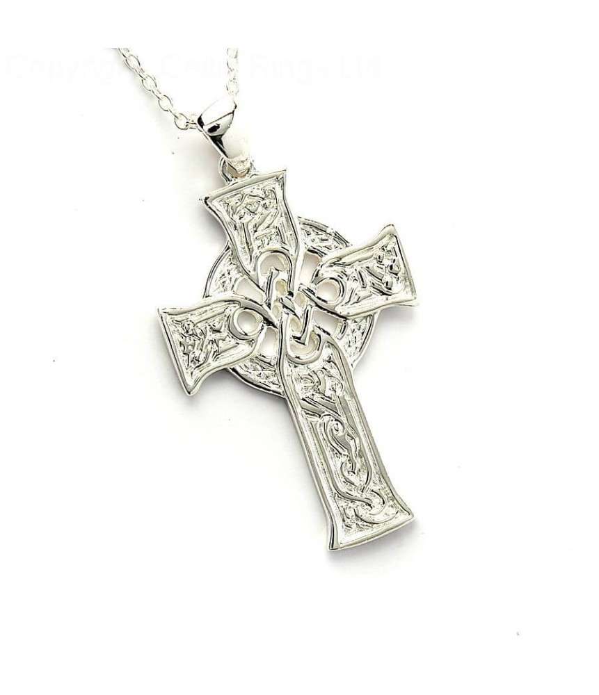 4 Evangelien keltisches Kreuz - Silber