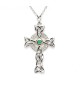 Celtic Cross with Emerald