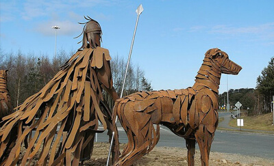 Cuchulainn & Hound Statue