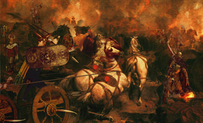 Chariot de guerre Cuchulainns